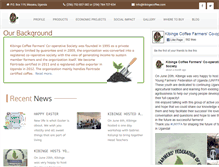 Tablet Screenshot of kibingecoffee.com